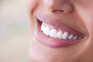 Smiling woman with beautiful teeth